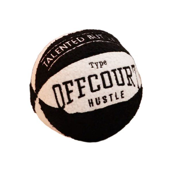 Poduszka dekoracyjna z materiału bouclé ø 25 cm Basketball – Mioli Decor