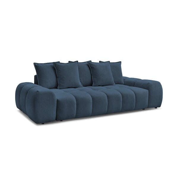Ciemnoniebieska sofa z tkaniny szenilowej 278 cm Everest – Bobochic Paris-image-3