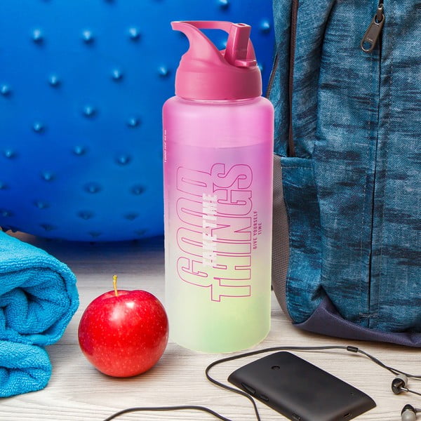 Różowa butelka 1 l Moly – Orion-image-1