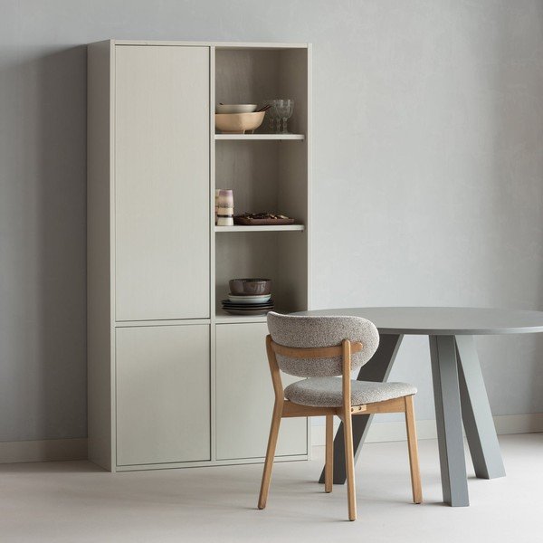 Okrągły stół z litego drewna dębowego ø 129 cm Rhonda – WOOOD-image-1