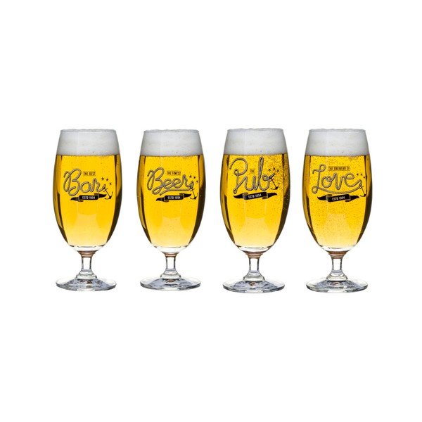Zestaw 4 szklanek do piwa Sagaform Club Beer, 420 ml-image-1