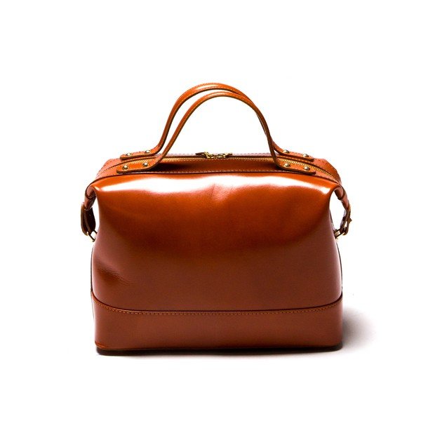 Torebka skórzana Isabella Rhea 355 Cognac-image-3