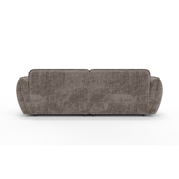 Szarobrązowa sofa z tkaniny szenilowej z szezlongiem 252 cm Nelia Big – Ropez-image-4