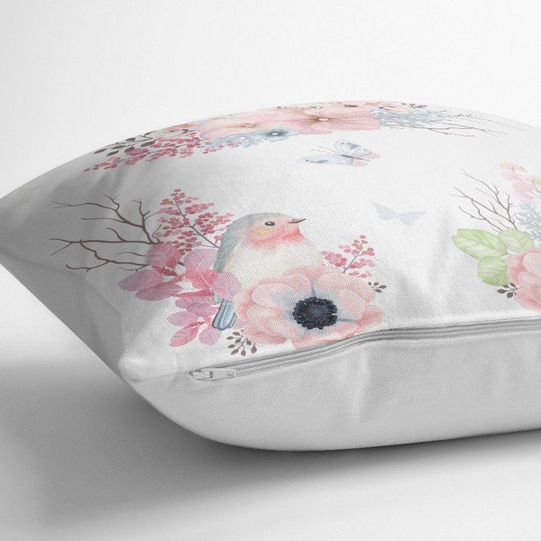 Poszewka na poduszkę z domieszką bawełny Minimalist Cushion Covers Special Design Bird Modern, 45x45 cm-image-2