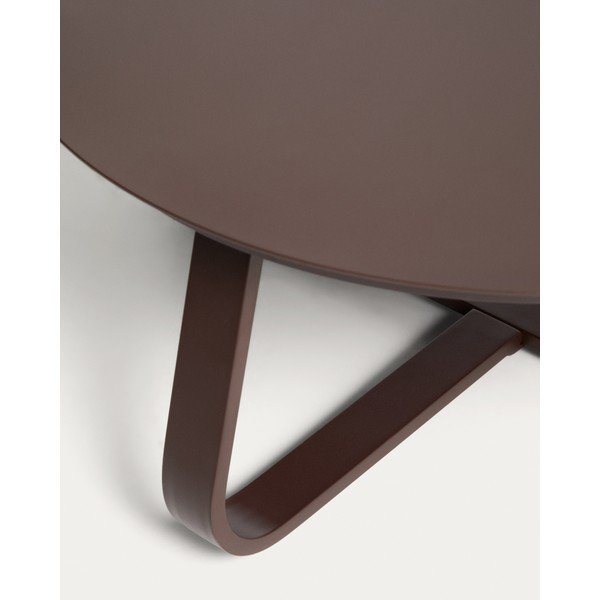 Metalowy okrągły stolik ogrodowy ø 80 cm Tamaris – Kave Home-image-3
