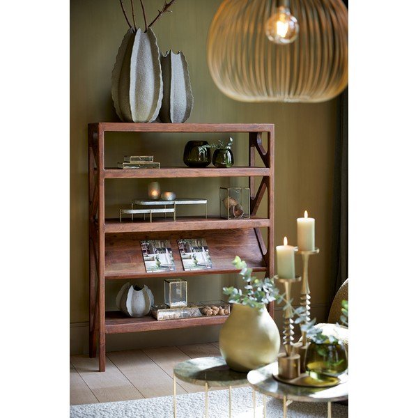 Szklany pojemnik dekoracyjny w kolorze złota Mirina – Light & Living-image-1