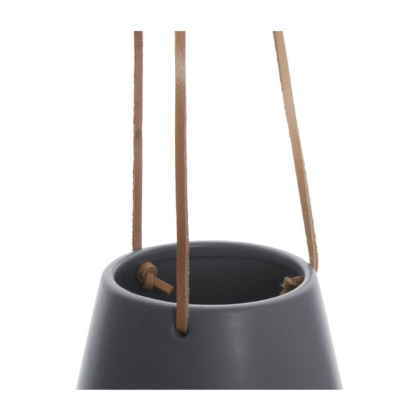 Szara wisząca doniczka PT LIVING Skittle, ⌀ 12,2 cm-image-1