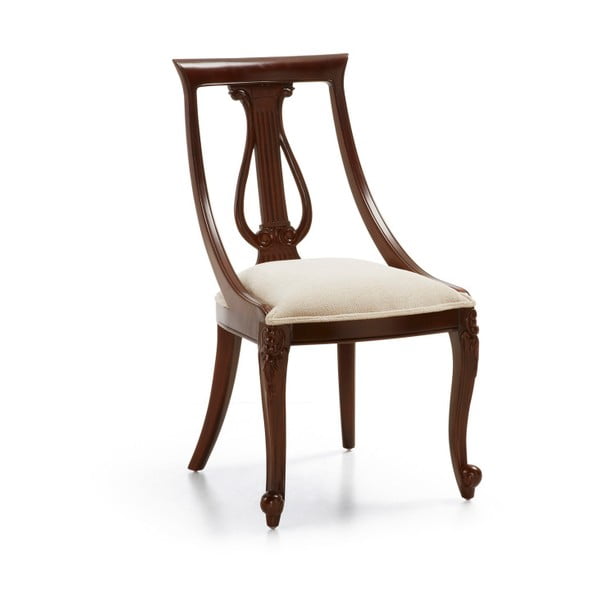 Krzesło z drewna mahoniowego Moycor Liberty