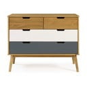 Komoda z drewna sosnowego Marckeric Cusco, 100x82 cm