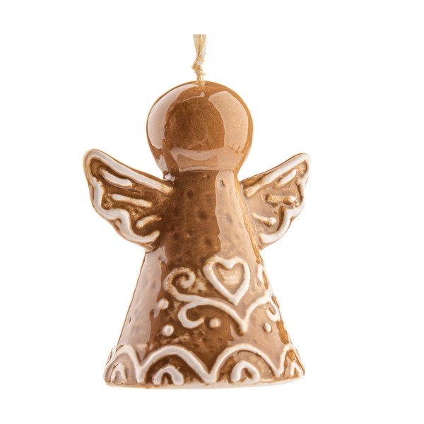 Ozdoba świąteczna ceramiczna 7 cm Angel – Dakls