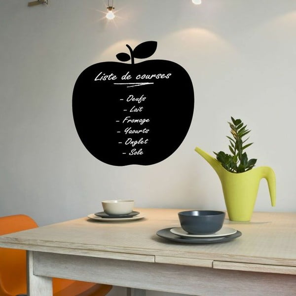Tablica samoprzylepna z kredowym mazakiem Ambiance Apple Blackboard
