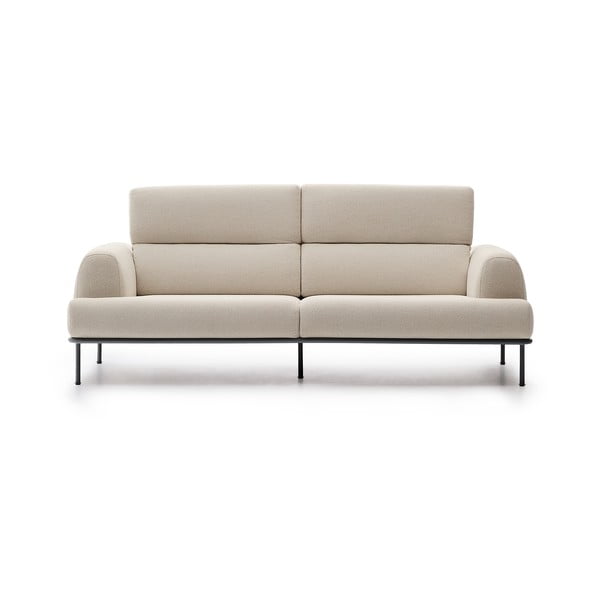 Beżowa sofa z tkaniny szenilowej 234 cm Aurum – Kave Home
