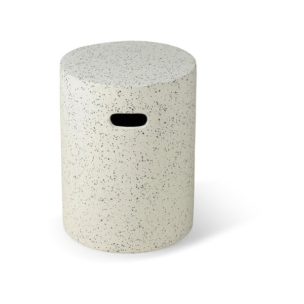 Biały ogrodowy stolik Bonami Selection Loris, ø 35 cm-image-1