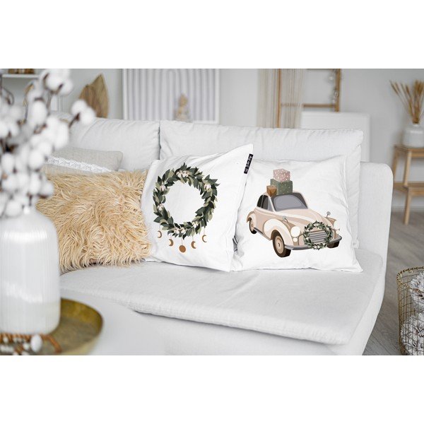 Poszewki na poduszki ze świątecznym motywem zestaw 4 szt. 45x45 cm Festive Mood – Butter Kings-image-1