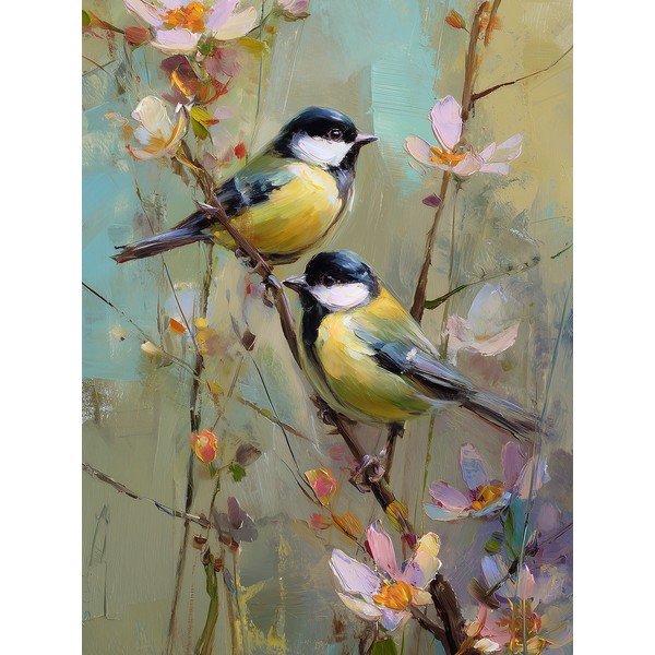 Obraz drukowany z ramą w zestawie 60x80 cm Parus Pair – Styler