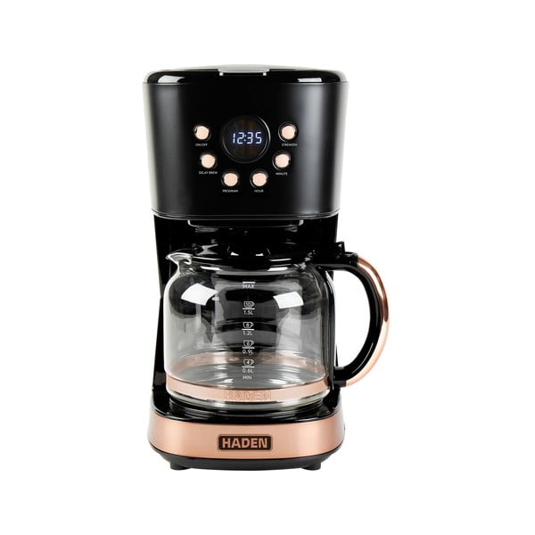 Czarno-miedziany ekspres do kawy – Haden