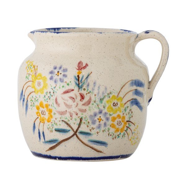 Kremowy wazon z terakoty (wysokość 22 cm) Avie – Bloomingville