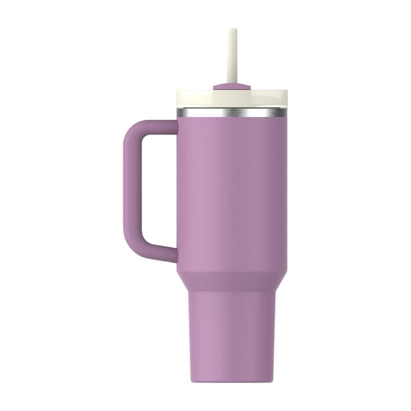 Fioletowy termos ze słomką ze stali nierdzewnej 1,18 l Quencher H2.0 FlowState Tumbler Lilac – Stanley-image-3