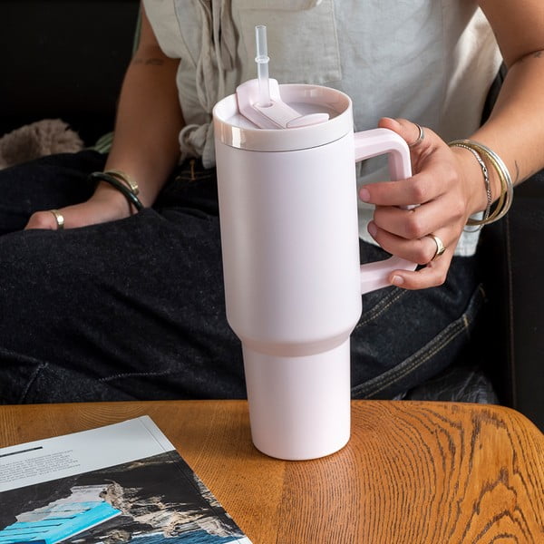 Jasnoróżowy termos 1,2 l – Rex London-image-1