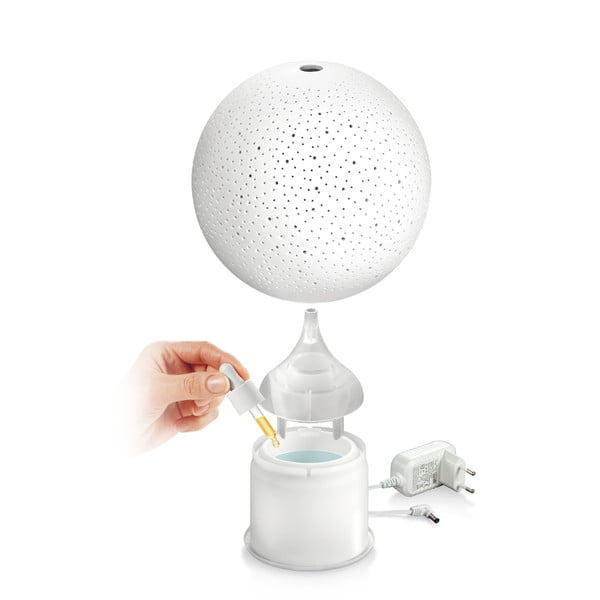 Ceramiczna ultradźwiękowa lampa do aromaterapii Fancy Home – Tescoma-image-3