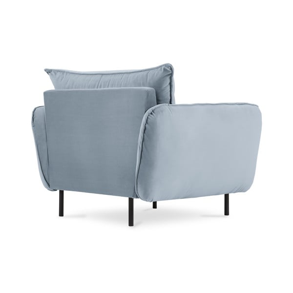 Jasnoniebieski aksamitny fotel Vienna – Cosmopolitan Design-image-3
