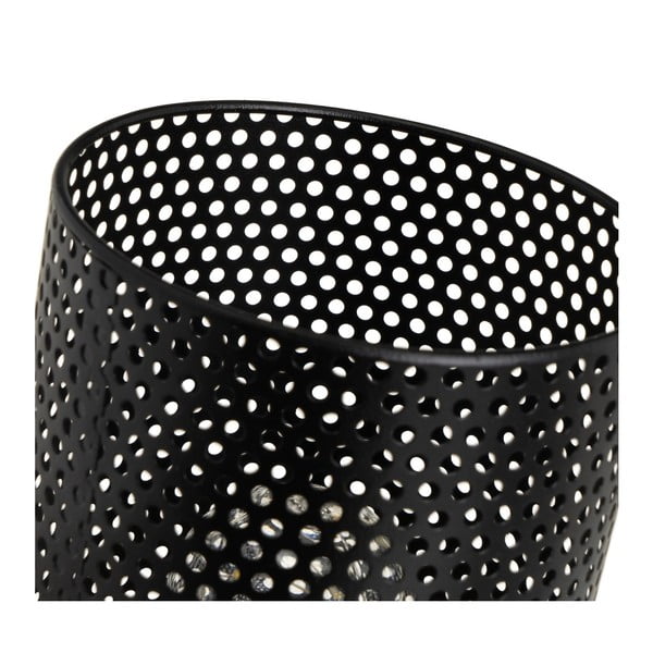 Czarna lampa stołowa z metalowym kloszem (wys. 20 cm) – Casa Selección-image-3