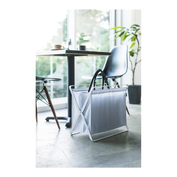 Biały kosz na pranie YAMAZAKI Storage-image-3