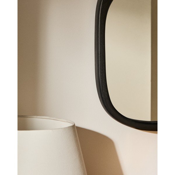 Lustro ścienne z drewnianą ramą 45,5x47 cm Alura – Kave Home-image-4