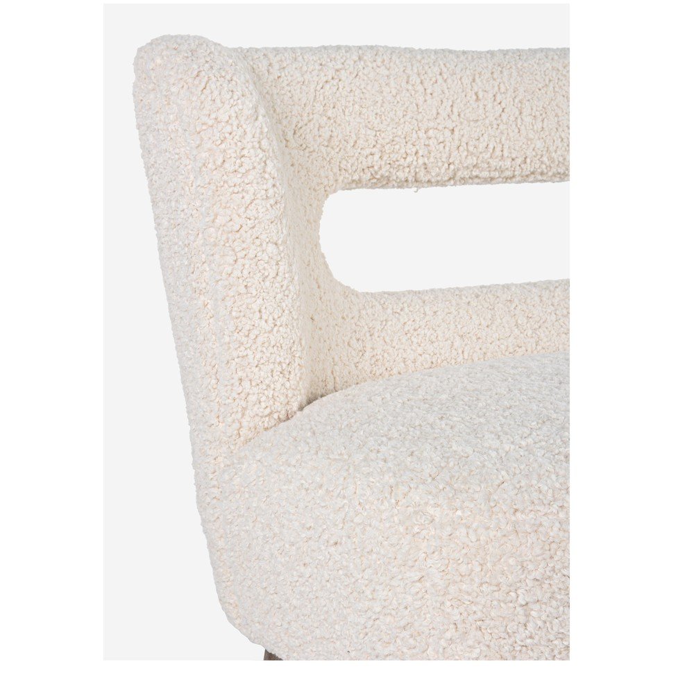 Kremowa sofa z imitacji futra 115 cm Cortina – Bizzotto (zdjęcie 9)