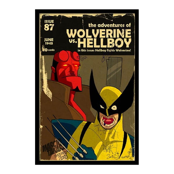 Plakat Wolverine, 35x30 cm