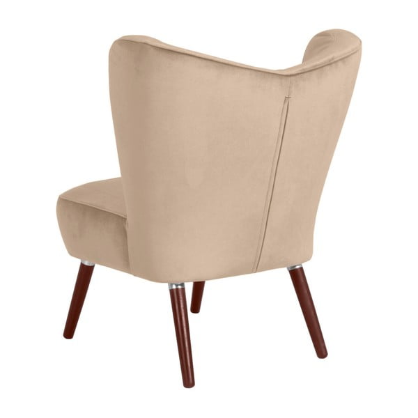 Beżowy fotel Max Winzer Sari Velvet-image-2