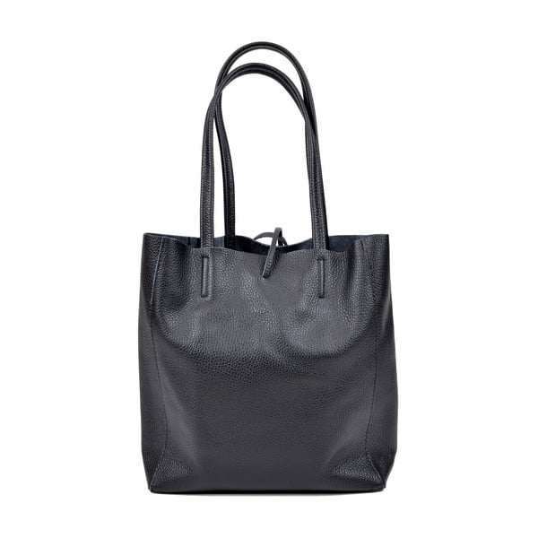 Czarna skórzana torebka Sofia Cardoni Vera-image-1