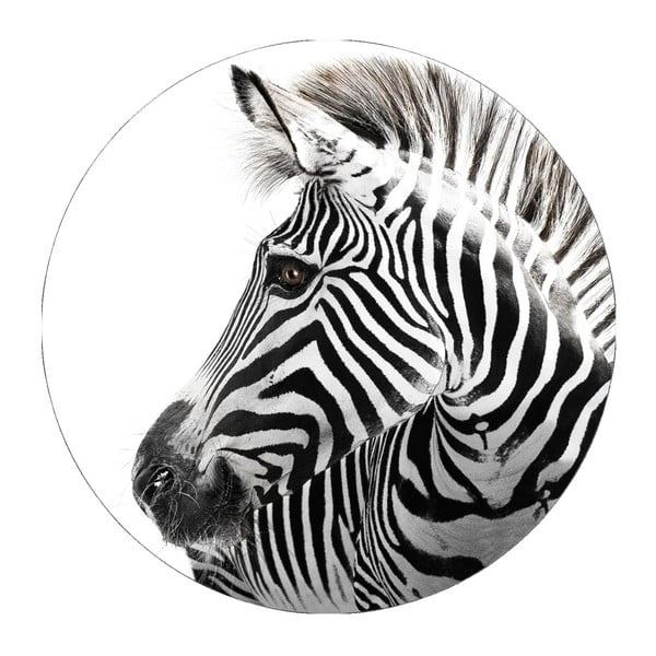 Dekoracja ścienna Styler Ring Zebra, ø 70 cm