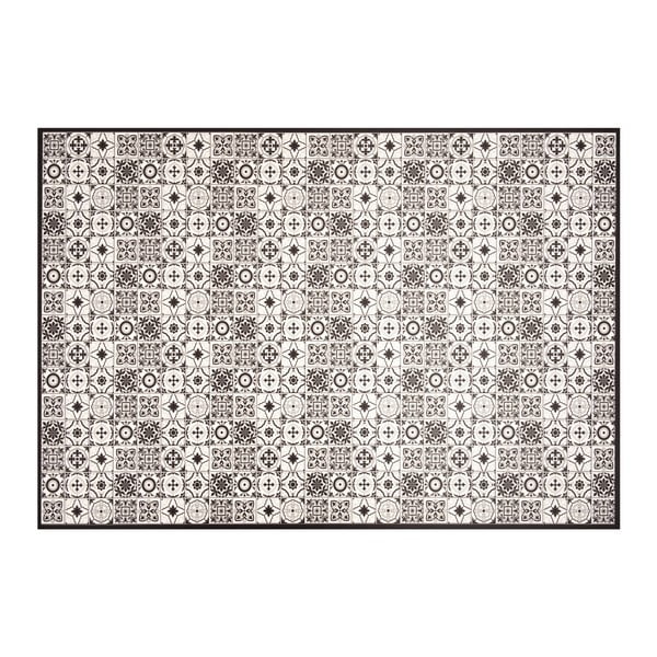 Czarno-biały dywan winylowy Zala Living Kaja,195x120 cm