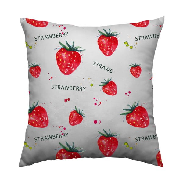 Poduszka Strawberry, 40x40 cm