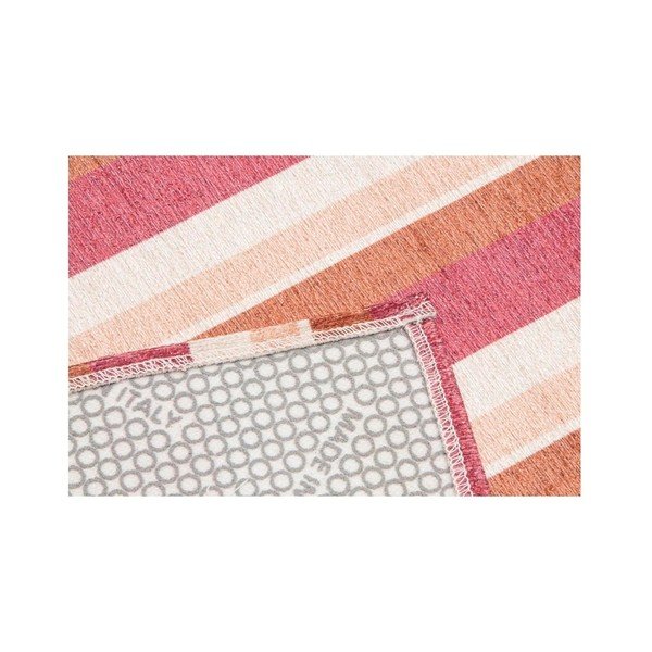 Pomarańczowoczerwony dywan Floorita City Loft Stripes, 80x130 cm-image-2