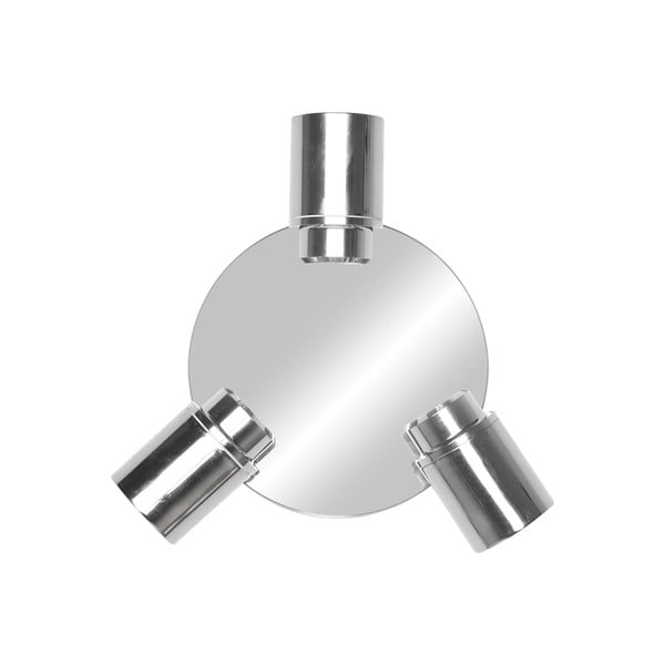 Metalowa lampa punktowa w kolorze błyszczącego srebra Angelo – Trio-image-3