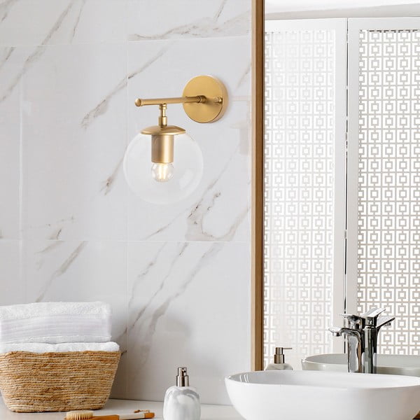 Kinkiet w kolorze mosiądzu Roe – Opviq lights-image-1