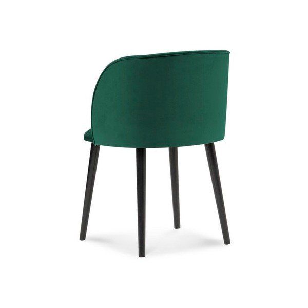 Butelkowozielone krzesło z aksamitnym obiciem Windsor & Co Sofas Aurora-image-2