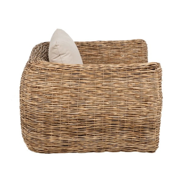 Biało-naturalny fotel z plecionką – Ixia-image-2