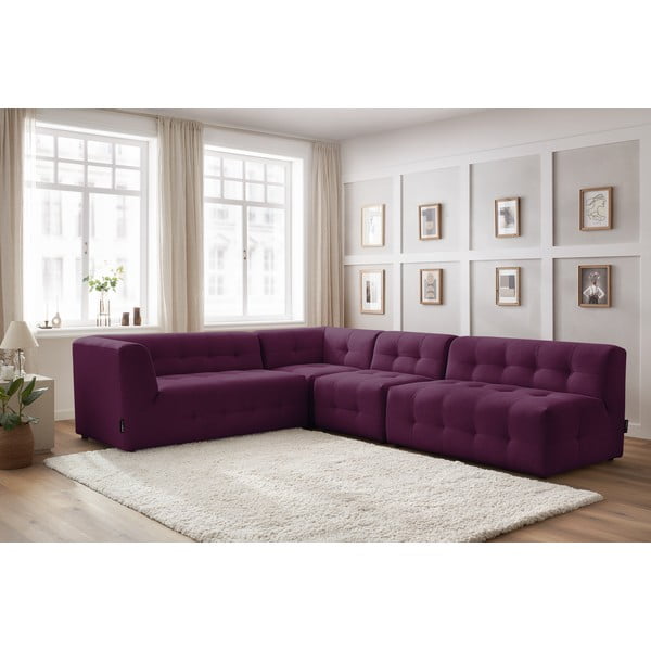 Ciemnofioletowy narożnik (lewostronny) Kleber – Bobochic Paris-image-1