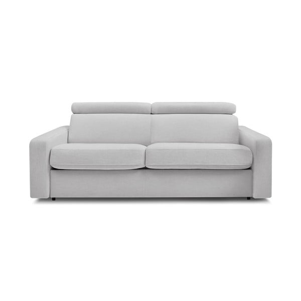 Jasnoszara rozkładana sofa 215 cm Monaco – Bobochic Paris