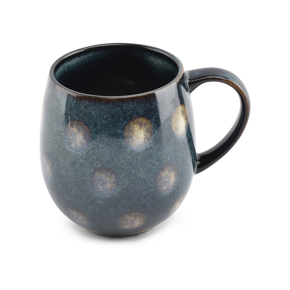 Niebieski kamionkowy kubek 430 ml Muggies – Salt&Pepper (zdjęcie 2)