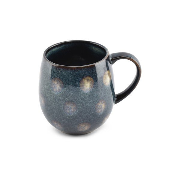 Niebieski kamionkowy kubek 430 ml Muggies – Salt&Pepper-image-2