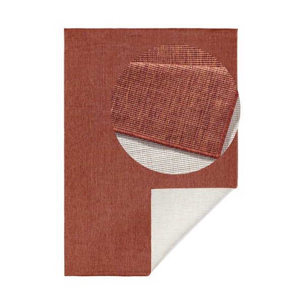 Ceglasty dywan dwustronny NORTHRUGS Miami, 160x230 cm