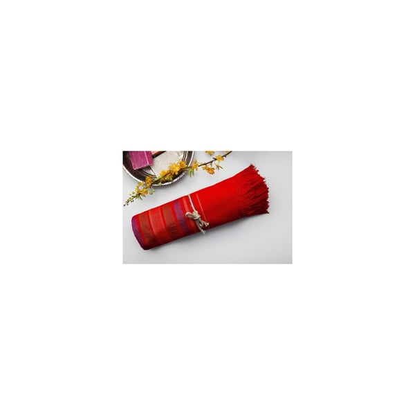 Ręcznik Hamam Cotton Loincloth Red, 75x170 cm