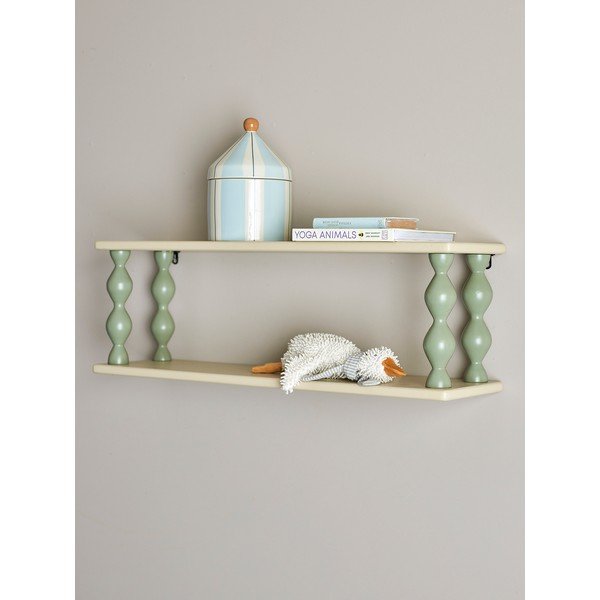 Beżowa wielopoziomowa półka dziecięca 80 cm Bibiola – Bloomingville Mini-image-1