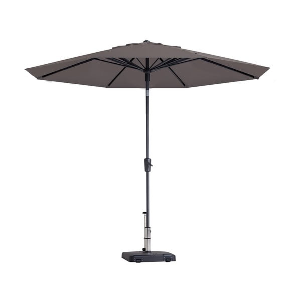 Szarobeżowy parasol ogrodowy ø 300 cm Paros II − Madison