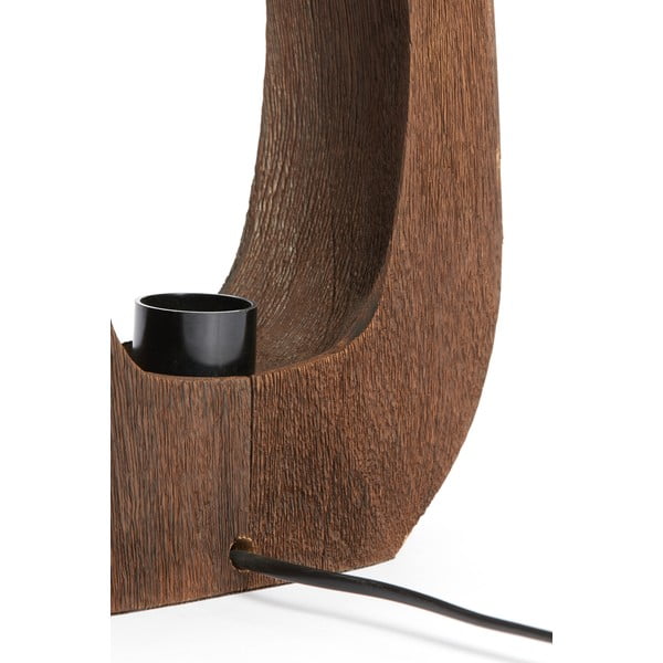 Brązowa lampa stołowa (wysokość 30 cm) Kelafo – Light & Living-image-2