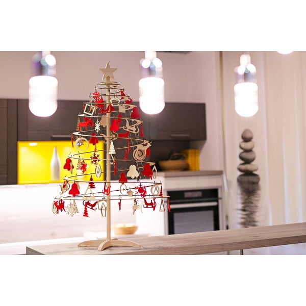 Drewniana gwiazda na choinkę dekoracyjną Spira Small-image-3